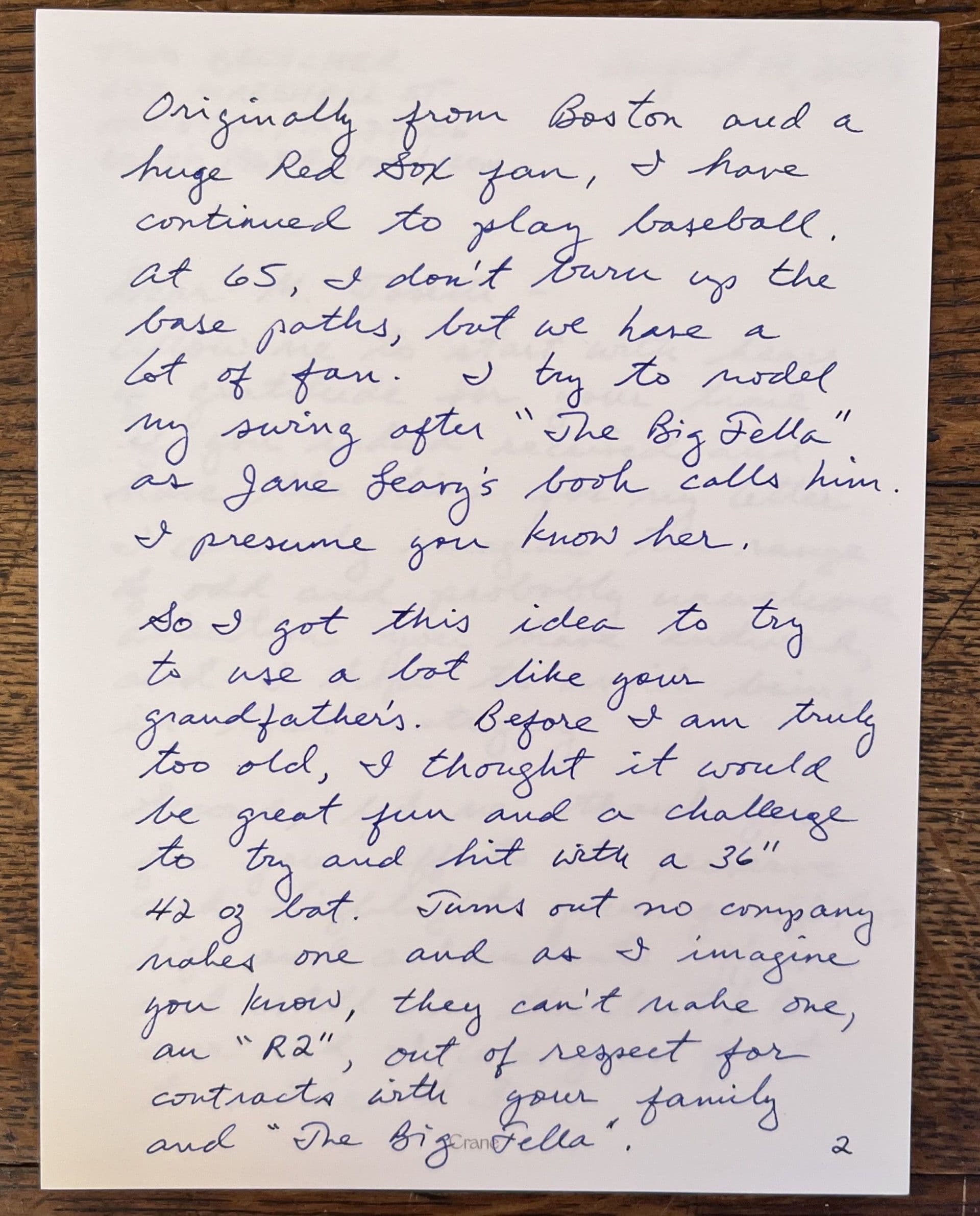 Boysh letter page 2
